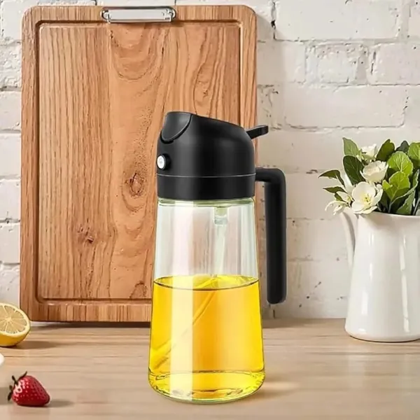 2-in-1 Oil Sprayer & Dispenser Bottle