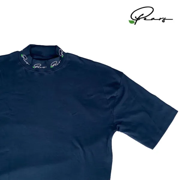 Yin and Yang Drop Shoulder T-shirt- Navy
