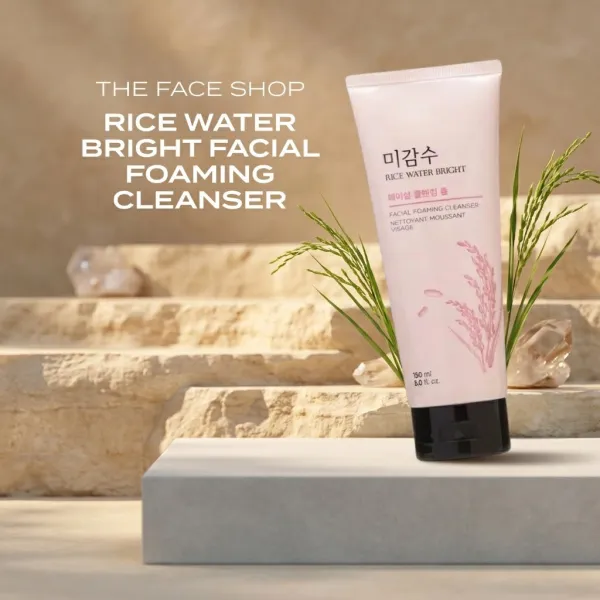 The Face Shop Rice Water Bright Facial Foaming Cleanser